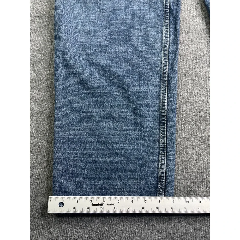 Anchor Blue Baggy Jeans‎ Mens 36x34 Blue Vintage 90s Relaxed Fit Denim